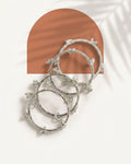 The Shringar Traditional Silver Dimond Ghungroo Bangles 4 Pcs