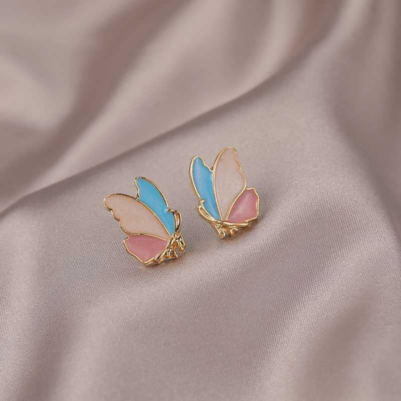 The Shringar Pastel Flutter Butterfly Earrings