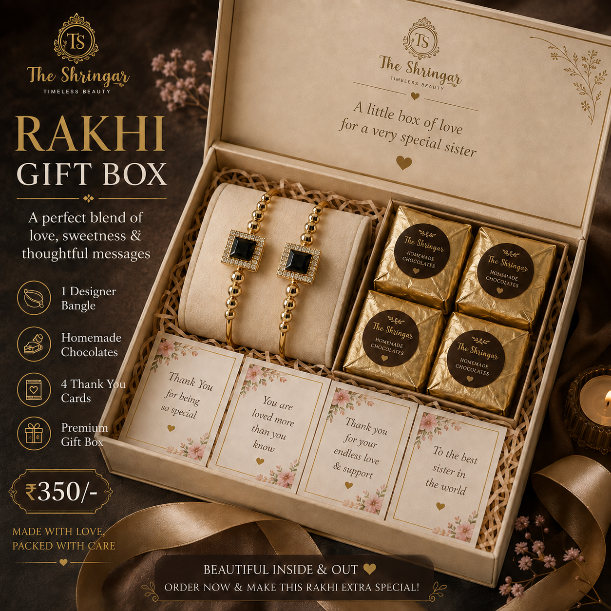 The Shringar Royal Rakhi Gift Box