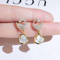 The Shringar Crystal Crescent Pearl Drops