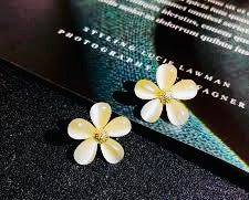 The Shringar Daisy Pearl Bloom Earrings