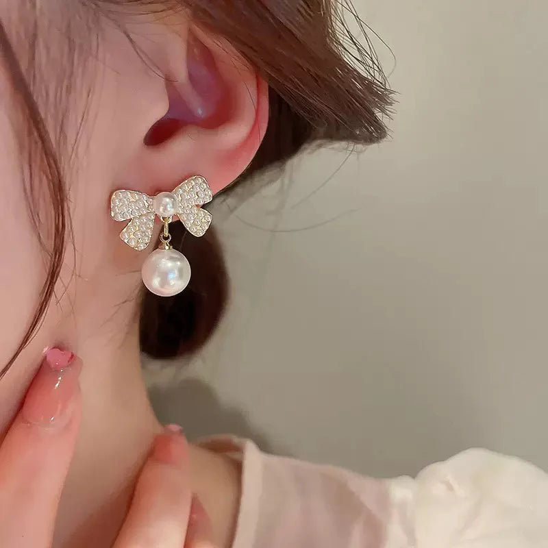 The Shringar Princess Pearl Knot Earrings