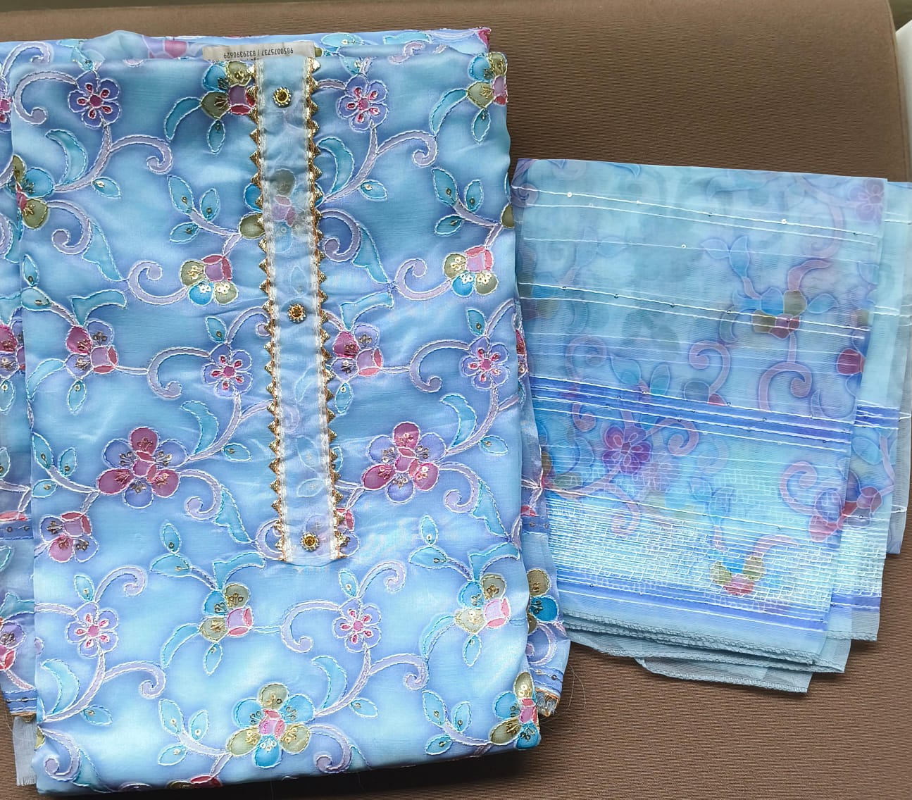 Organza material 3 piece
