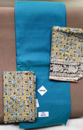 Cotton top with kalmakari bottom and Dupatta
