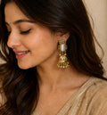 The Shringar Kashmiri Chandrika Pearl Drop Earrings