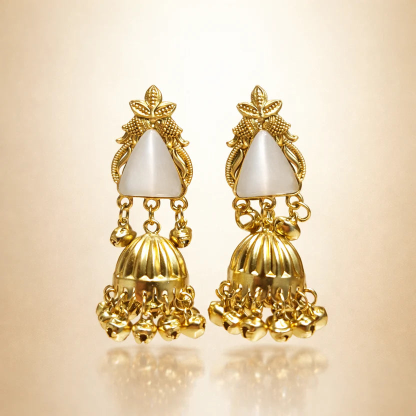 The Shringar Kashmiri Sunehri Sitara Earrings